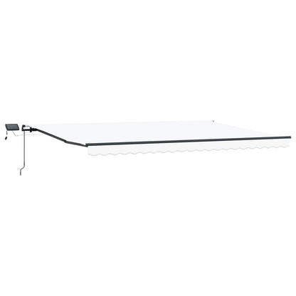 Tenda Retrattile Bianco 500 ×350 cm Tessuto | homemem39