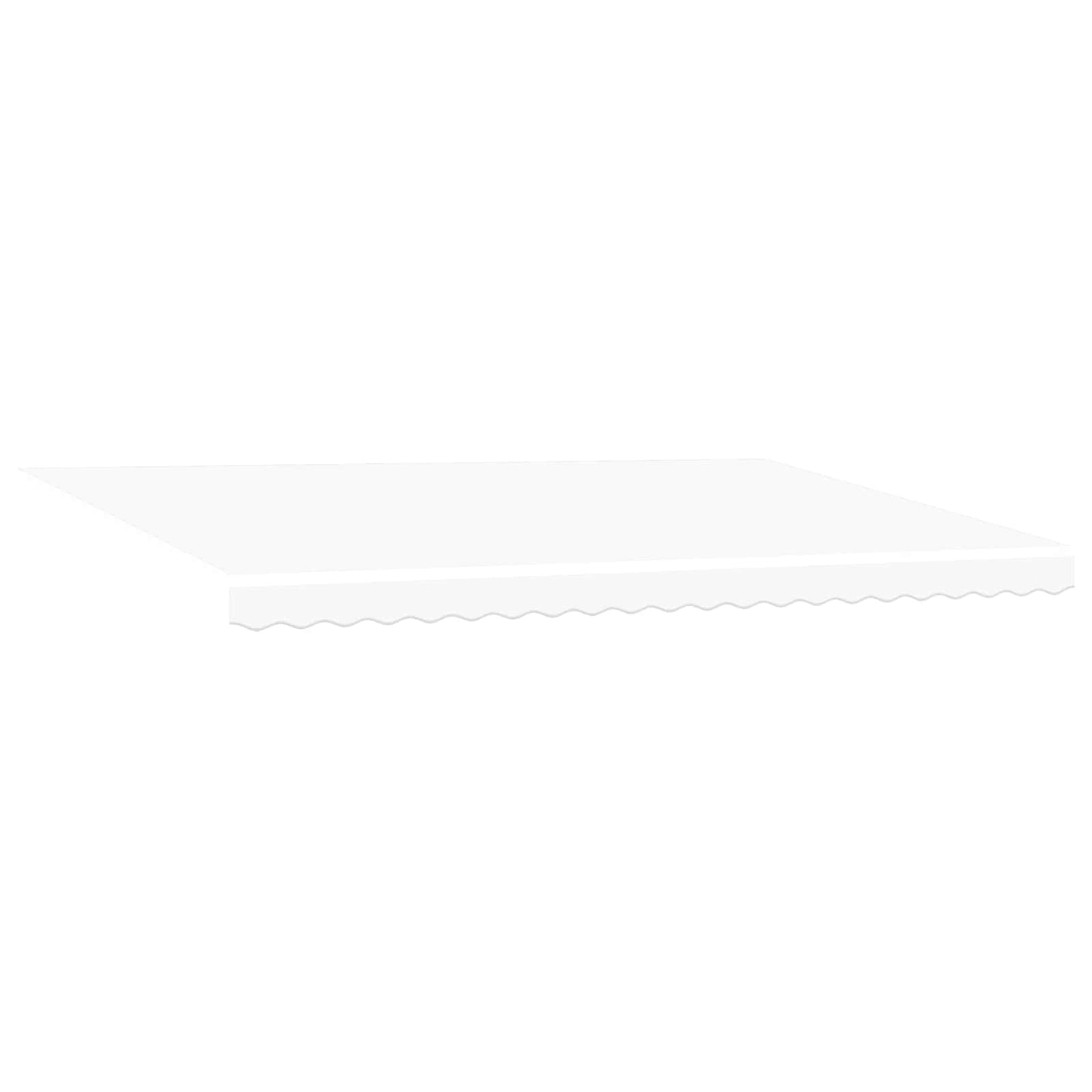 Tessuto per Tenda Bianco 500 × 350 cm Poliestere | homemem39