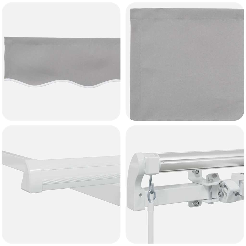 Tenda retrattile Grigio Chiaro 500 × 350 cm | homemem39