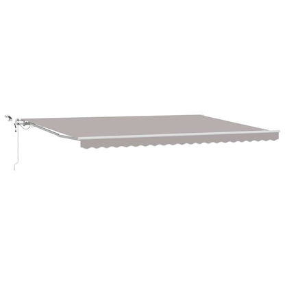 Tenda retrattile Grigio Chiaro 500 × 350 cm Poliestere | homemem39