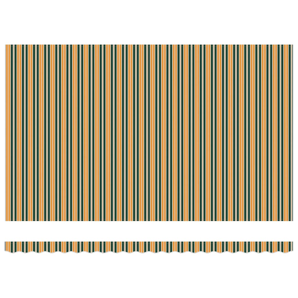 Tenda Retrattile Verde e Giallo 500 × 350 cm | homemem39