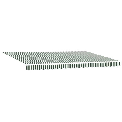 Tettuccio Elettrico Retrattile Verde e Bianco 500 × 350 cm | homemem39