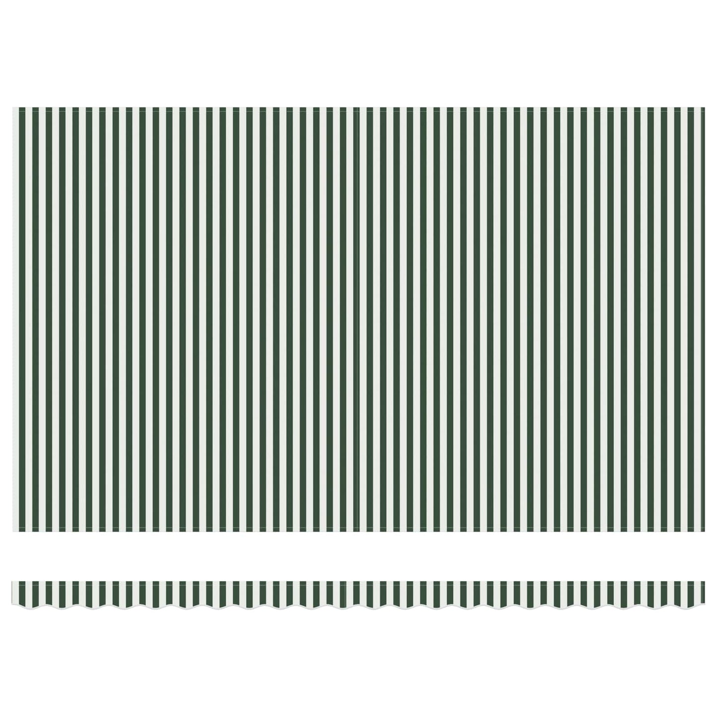 Tenda Retrattile Verde e bianco 500 ×350 cm Tessuto | homemem39