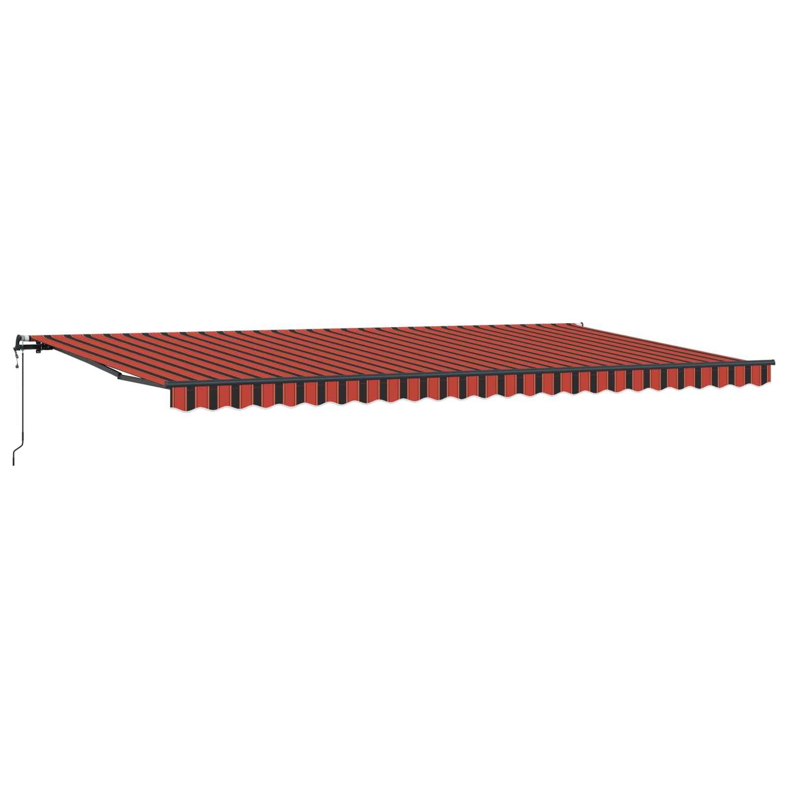 Tenda Retrattile arancione e marrone 600 × 300 cm | homemem39