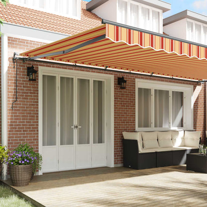 Tenda retrattile Giallo e Arancione 600 × 300 cm | homemem39