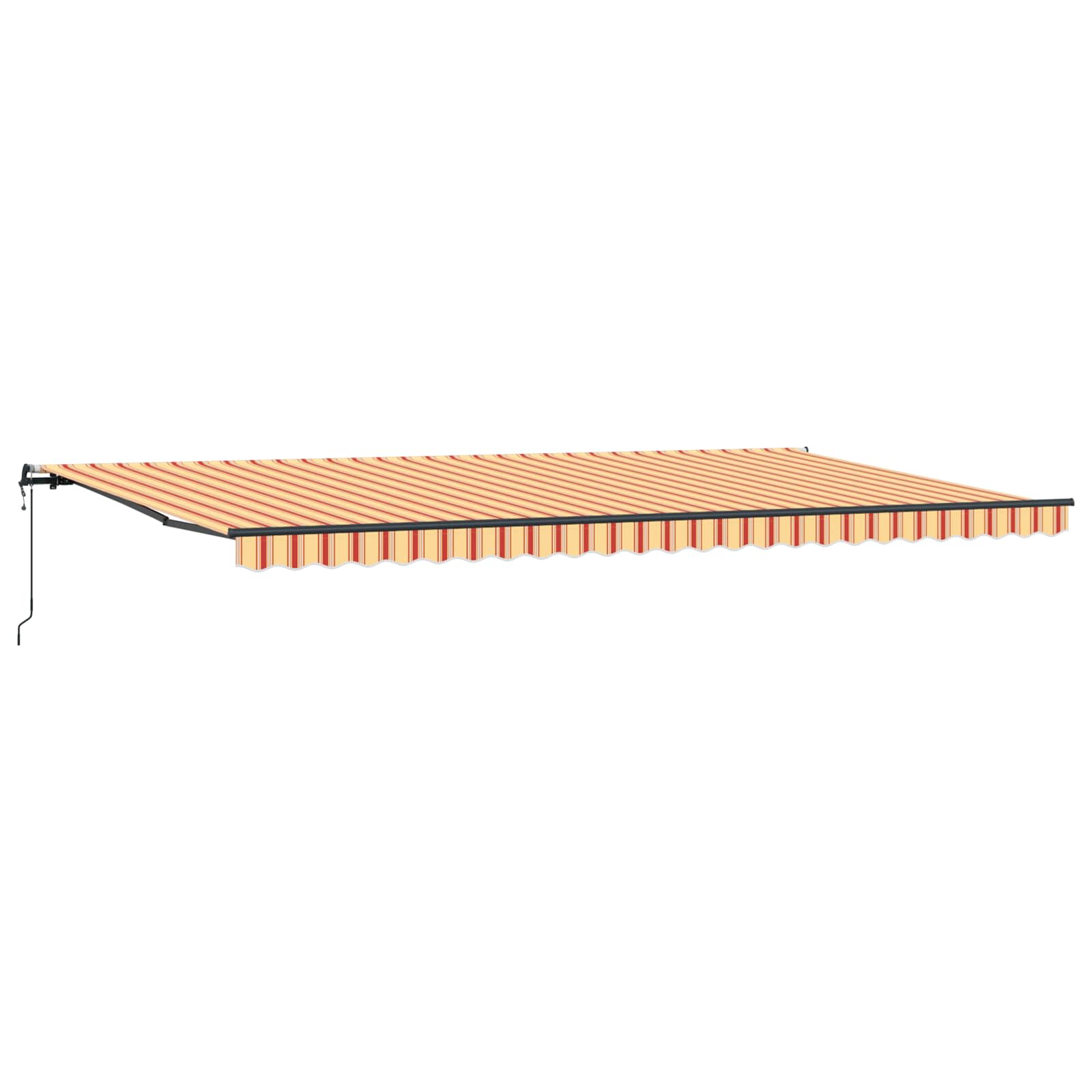 Tenda retrattile Giallo e Arancione 600 × 300 cm | homemem39