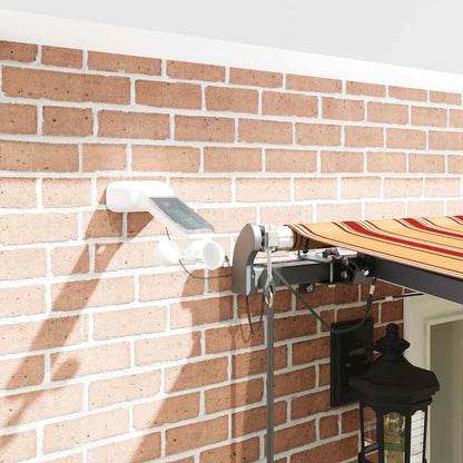 Tenda Retrattile con giallo e arancione 600 × 300 cm Tessuto - homemem39