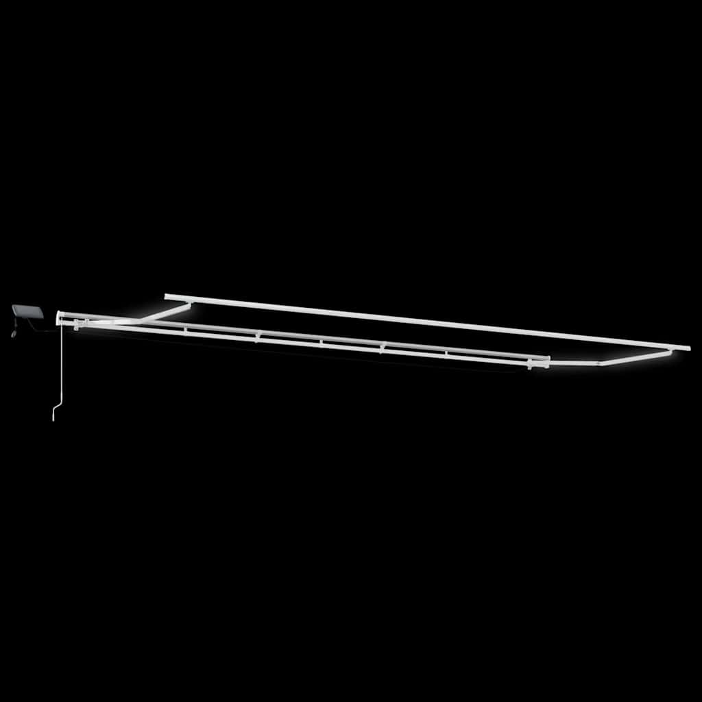 Tenda Retrattile con Rosso e bianco 600 ×300 cm Tessuto - homemem39