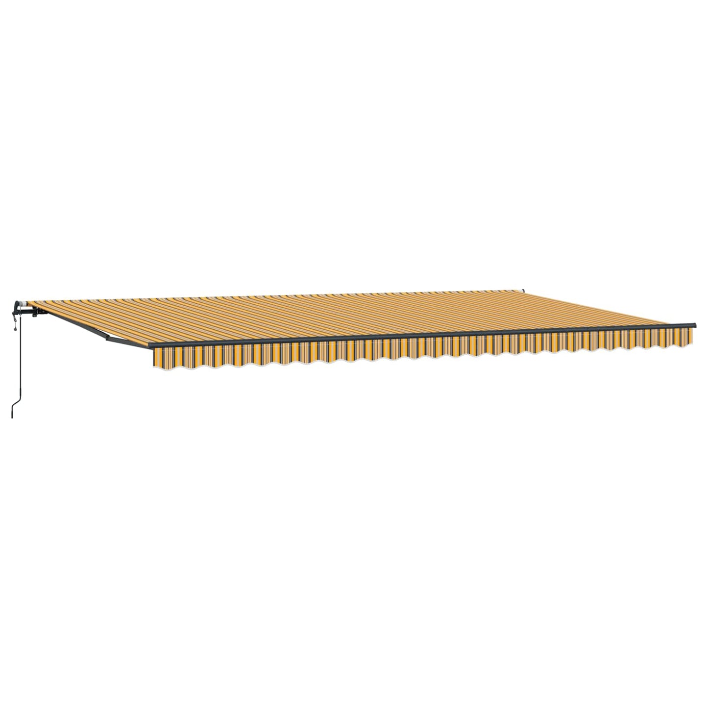 Tenda retrattile Multicolore 600 × 300 cm Tessuto e Alluminio