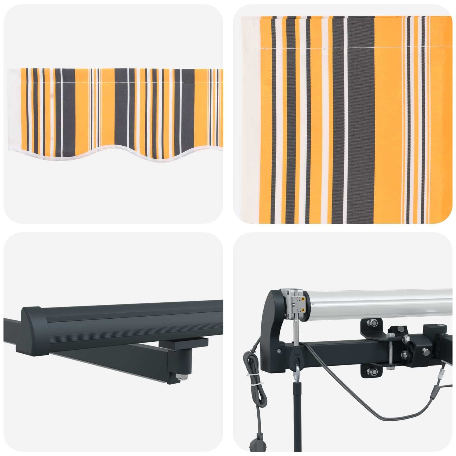 Tessuto per Tenda con Multicolore 600 × 300 cm Poliestere | homemem39