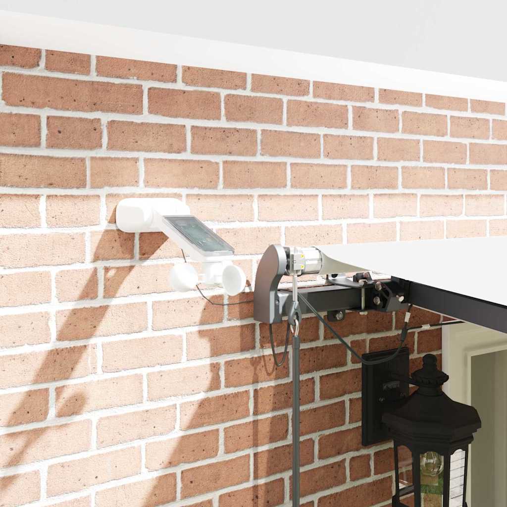 Tenda Retrattile con Bianco 600 × 300 cm Tessuto - homemem39