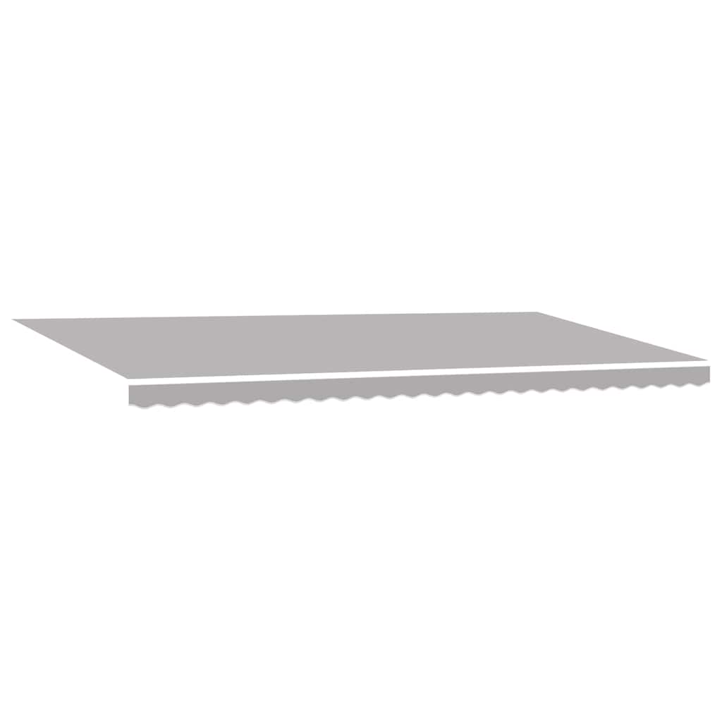 Tenda retrattile Grigio Chiaro 600 × 300 cm Tessuto e Alluminio | homemem39
