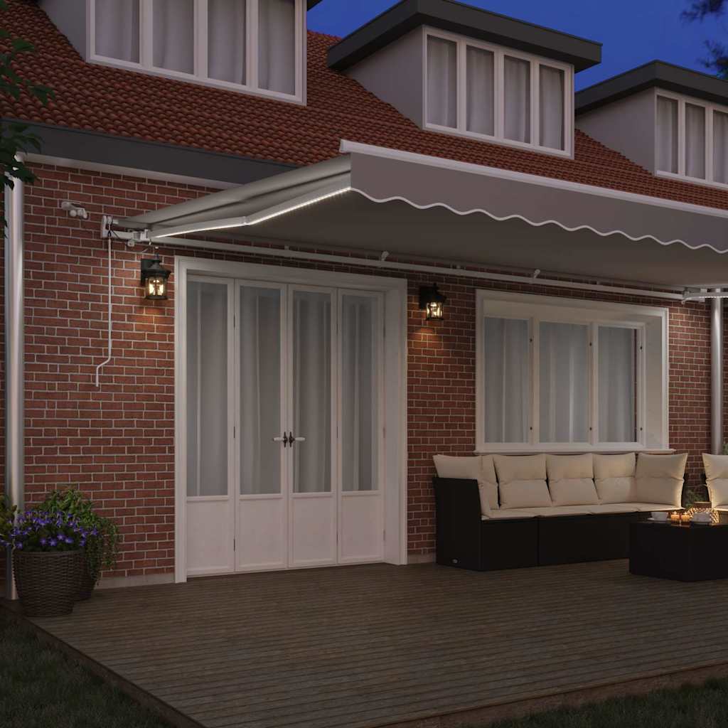 Tenda retrattile Grigio Chiaro 600 × 300 cm Poliestere | homemem39