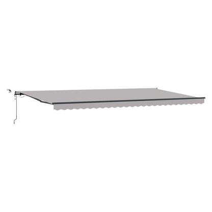 Tenda retrattile Grigio Chiaro 600 × 300 cm Poliestere | homemem39