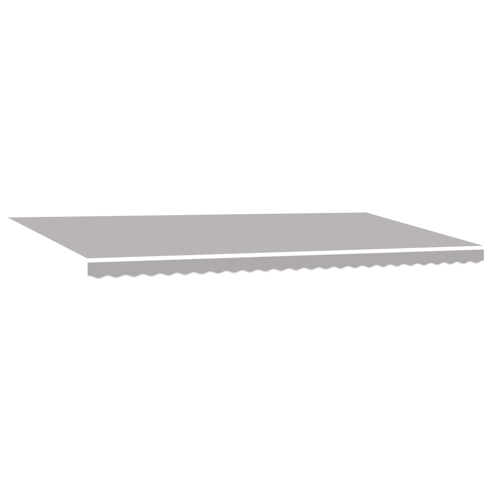 Tenda retrattile Grigio Chiaro 600 × 300 cm Poliestere | homemem39