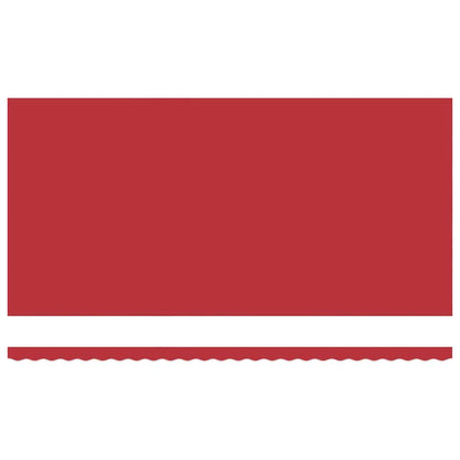 Tenda Retrattile con Rosso 600 × 300 cm Tessuto