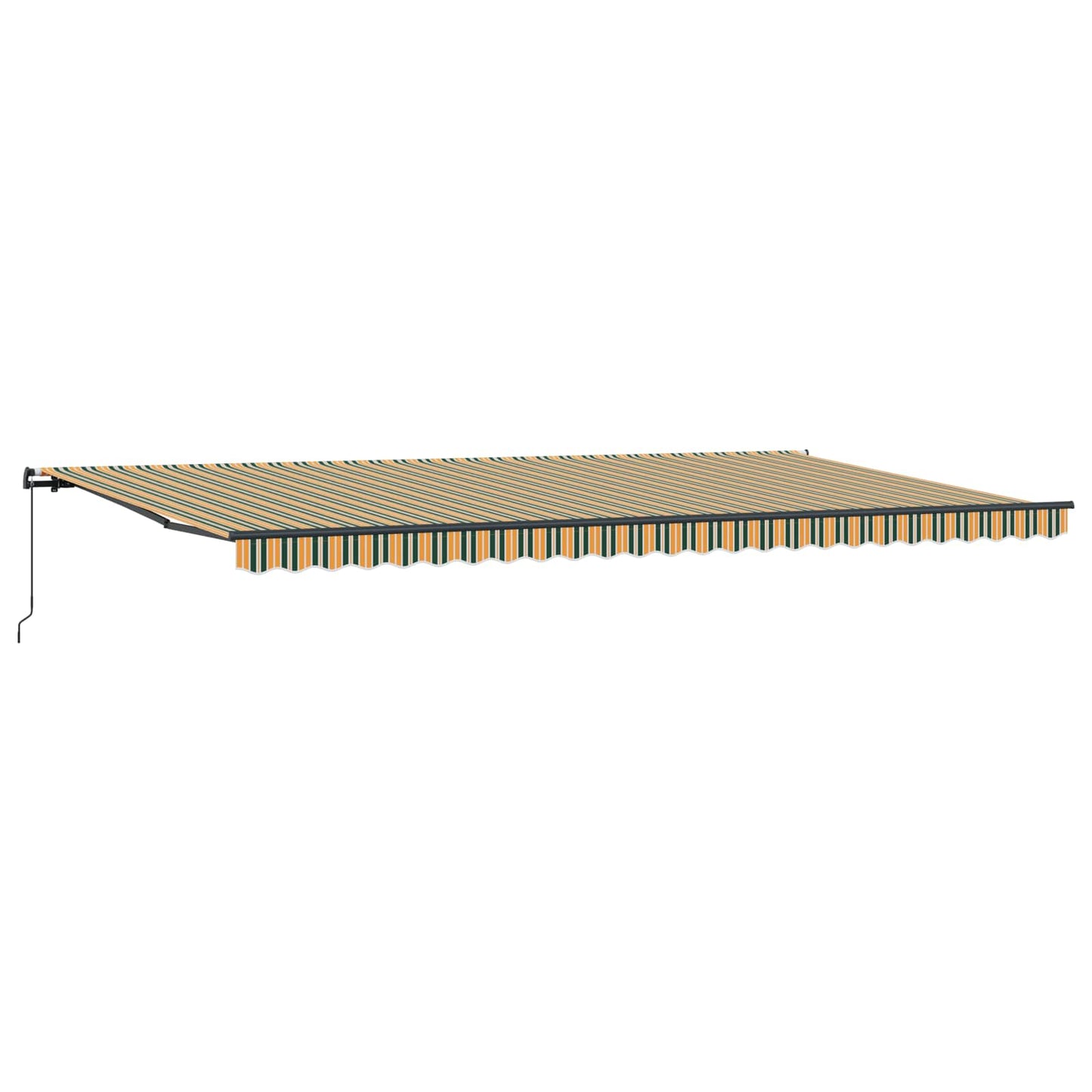 Tenda Retrattile Verde e giallo 600 × 300 cm | homemem39