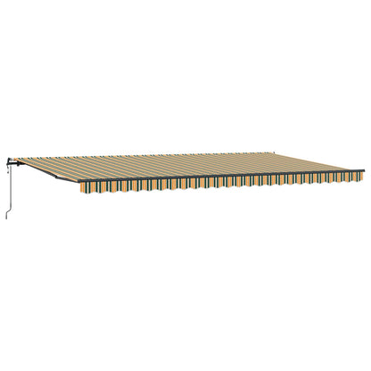 Tenda Retrattile Verde e giallo 600 × 300 cm | homemem39