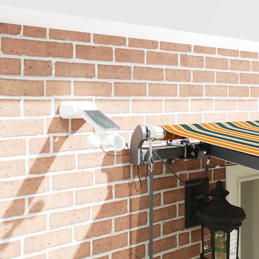 Tenda Retrattile con Verde e giallo 600 × 300 cm Tessuto