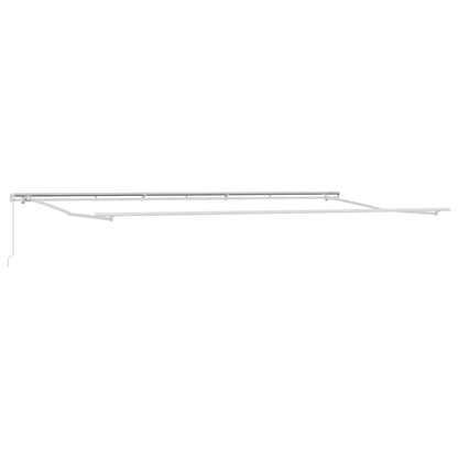 Tenda Retrattile Verde e Bianco 600 × 300 cm | homemem39