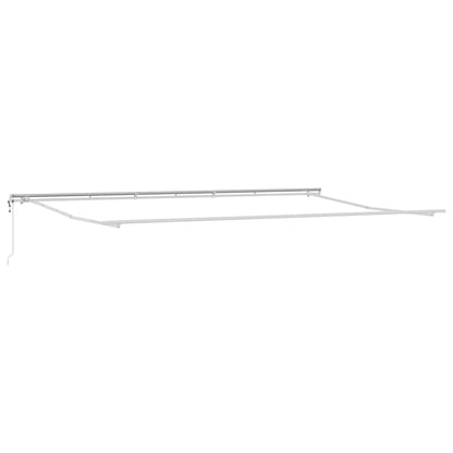 Tettuccio Elettrico Retrattile Verde e Bianco 600 × 300 cm | homemem39