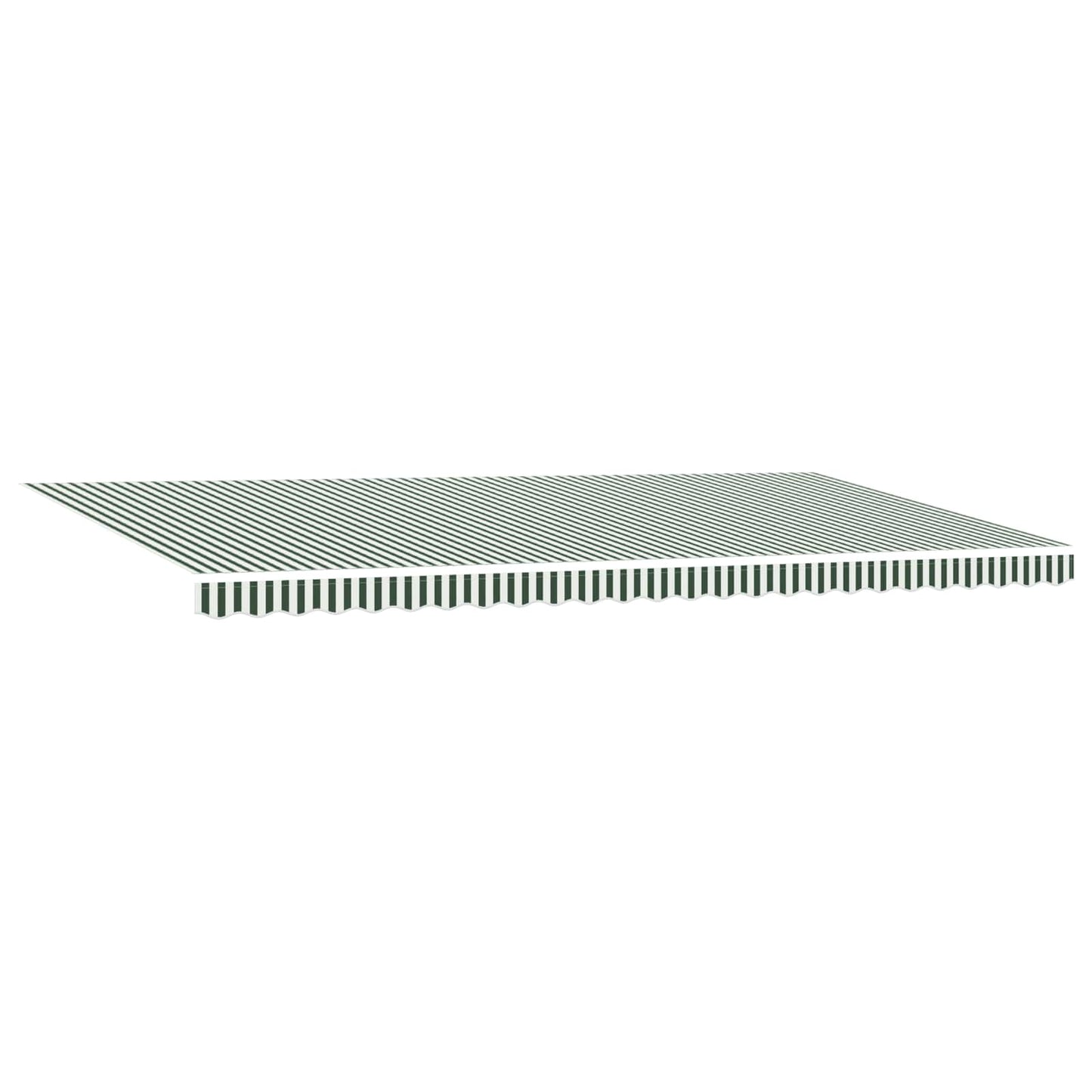 Tenda Retrattile Verde e Bianco 600 × 300 cm | homemem39