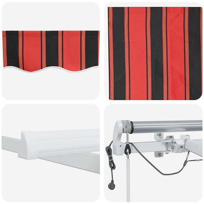 Tenda Retrattile Arancione e Marrone 600 × 350 cm | homemem39