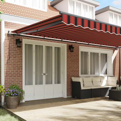 Tenda Retrattile arancione e marrone 600 × 350 cm | homemem39