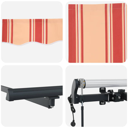 Tenda Retrattile Giallo e Arancione 600 × 350 cm | homemem39