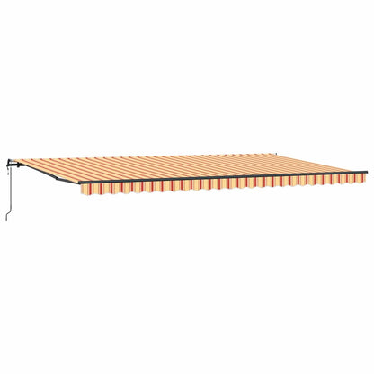 Tenda Retrattile giallo e arancione 600 ×350 cm Tessuto - homemem39