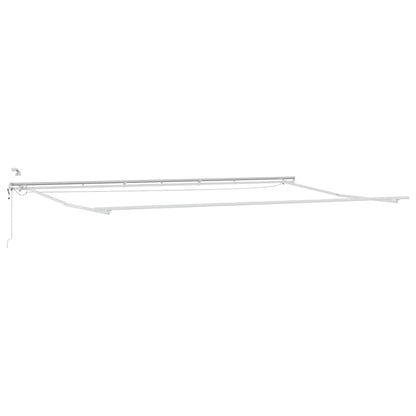 Tenda Retrattile Rosso e Bianco 600 × 350 cm | homemem39