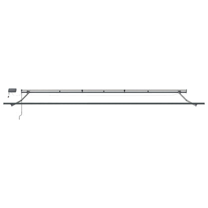 Tenda Retrattile Rosso e bianco 600 ×350 cm Tessuto | homemem39