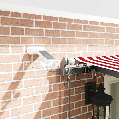 Tessuto per Tenda Rosso e Bianco 600 × 350 cm Poliestere | homemem39