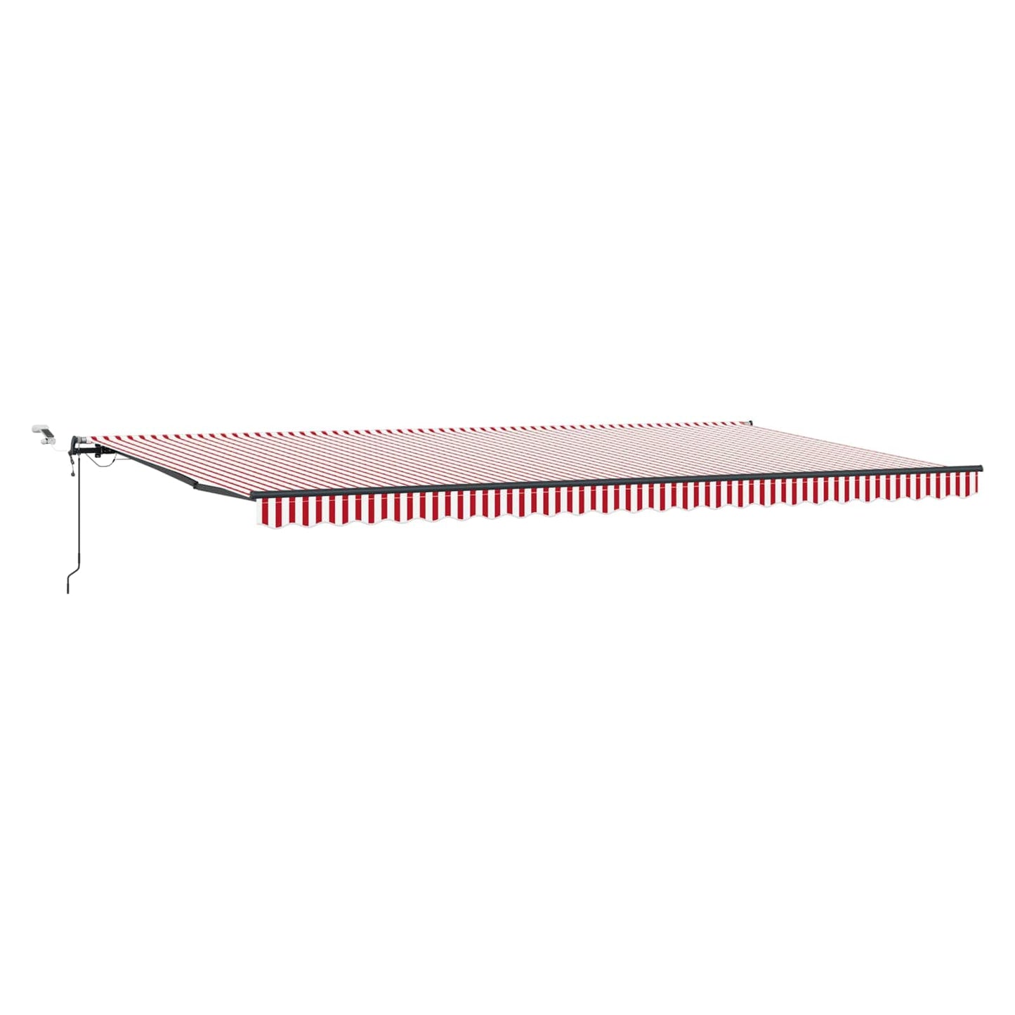 Tessuto per Tenda Rosso e Bianco 600 × 350 cm Poliestere | homemem39