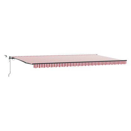 Tessuto per Tenda Rosso e Bianco 600 × 350 cm Poliestere | homemem39