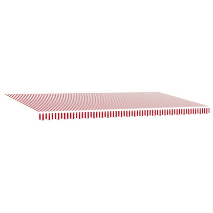 Tessuto per Tenda Rosso e Bianco 600 × 350 cm Poliestere | homemem39