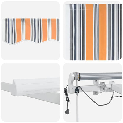 Tenda retrattile Multicolore 600 × 350 cm Poliestere | homemem39