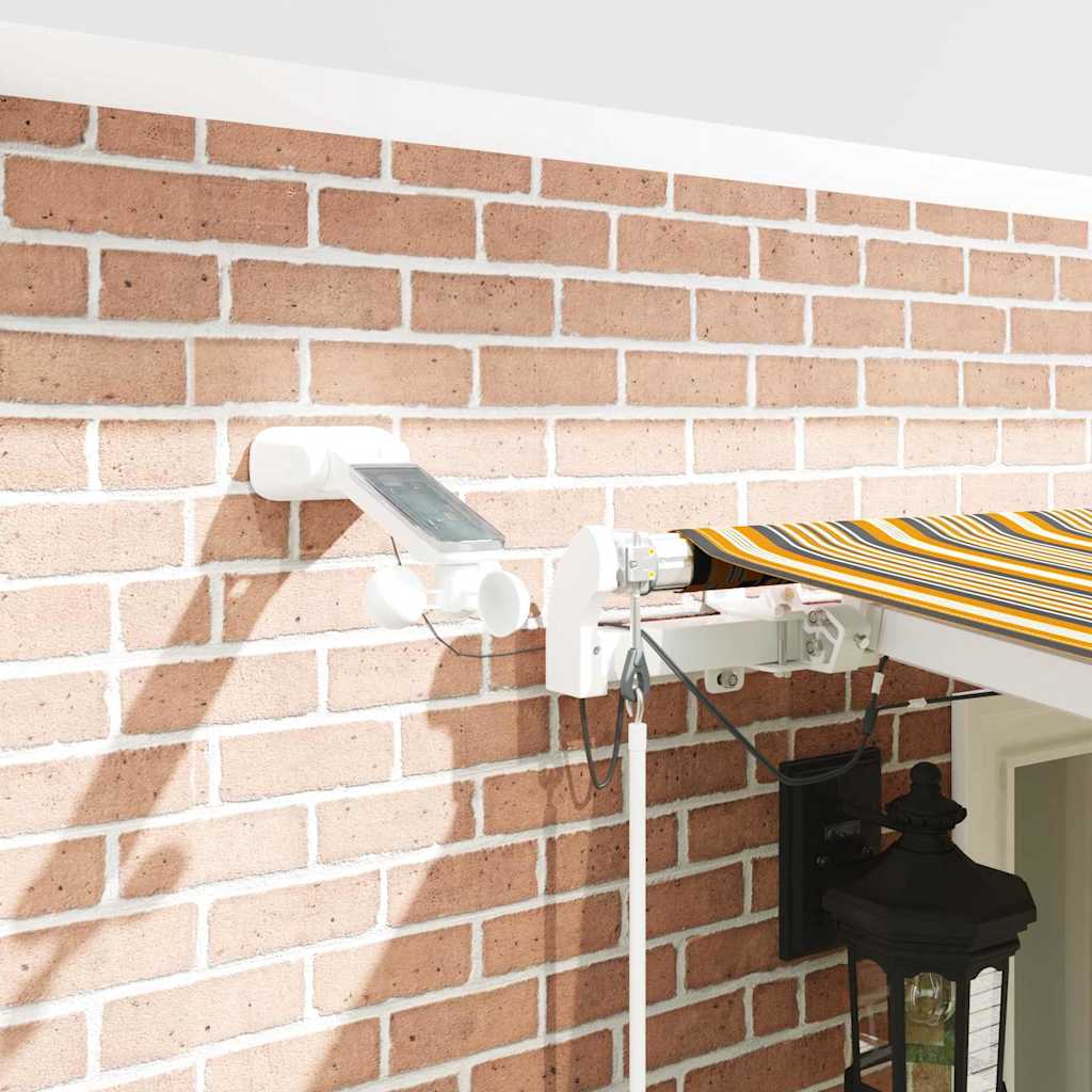 Tenda Retrattile Multicolore 600 × 350 cm Tessuto e Metallo - homemem39