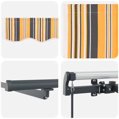 Tenda Retrattile Multicolore 600 ×350 cm Tessuto | homemem39