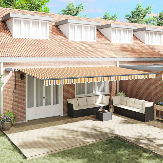 Tenda Retrattile Multicolore 600 ×350 cm Tessuto | homemem39