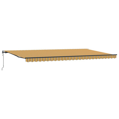Tenda Retrattile Multicolore 600 × 350 cm Tessuto e Alluminio | homemem39