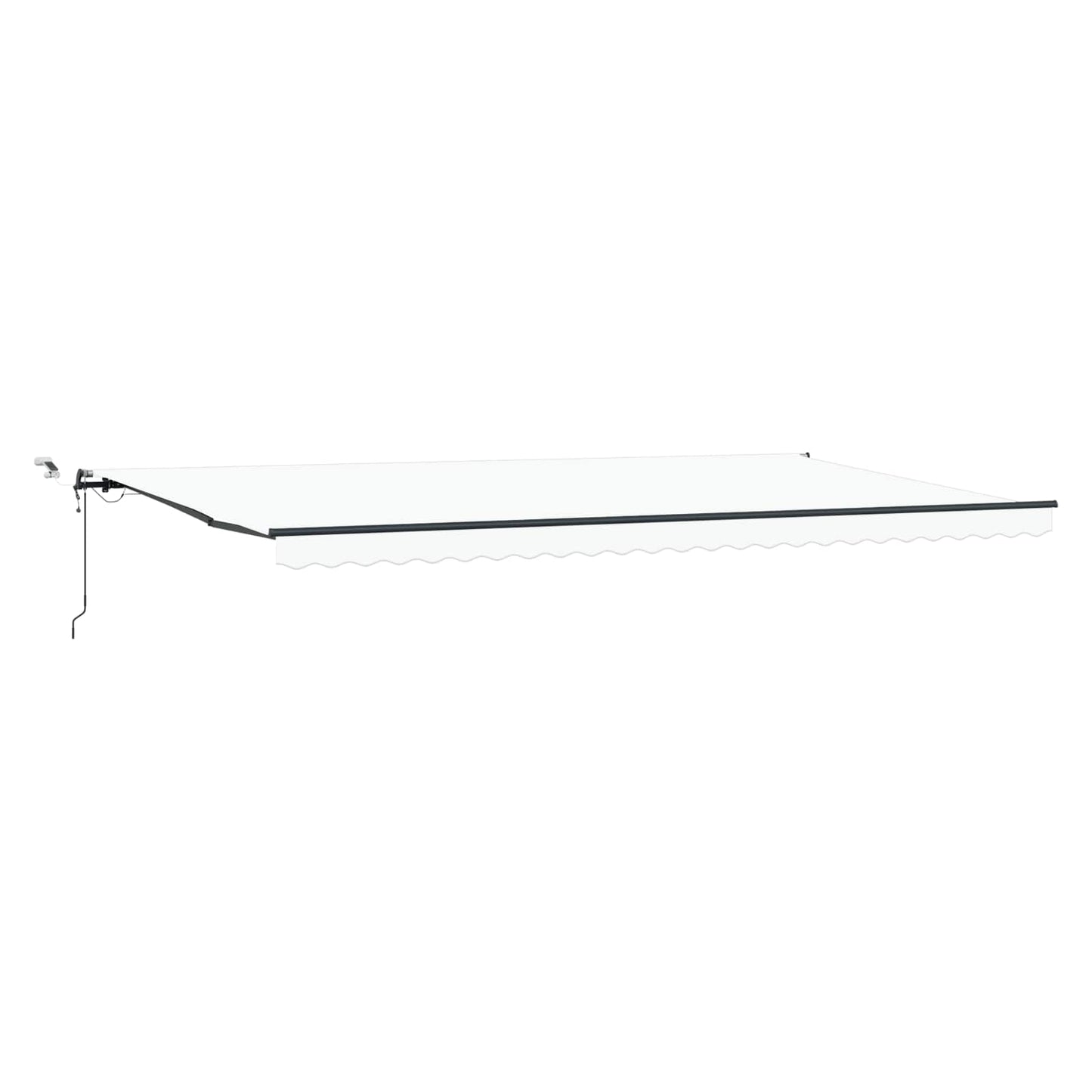 Tenda retrattile Bianco 600 × 350 cm Poliestere | homemem39