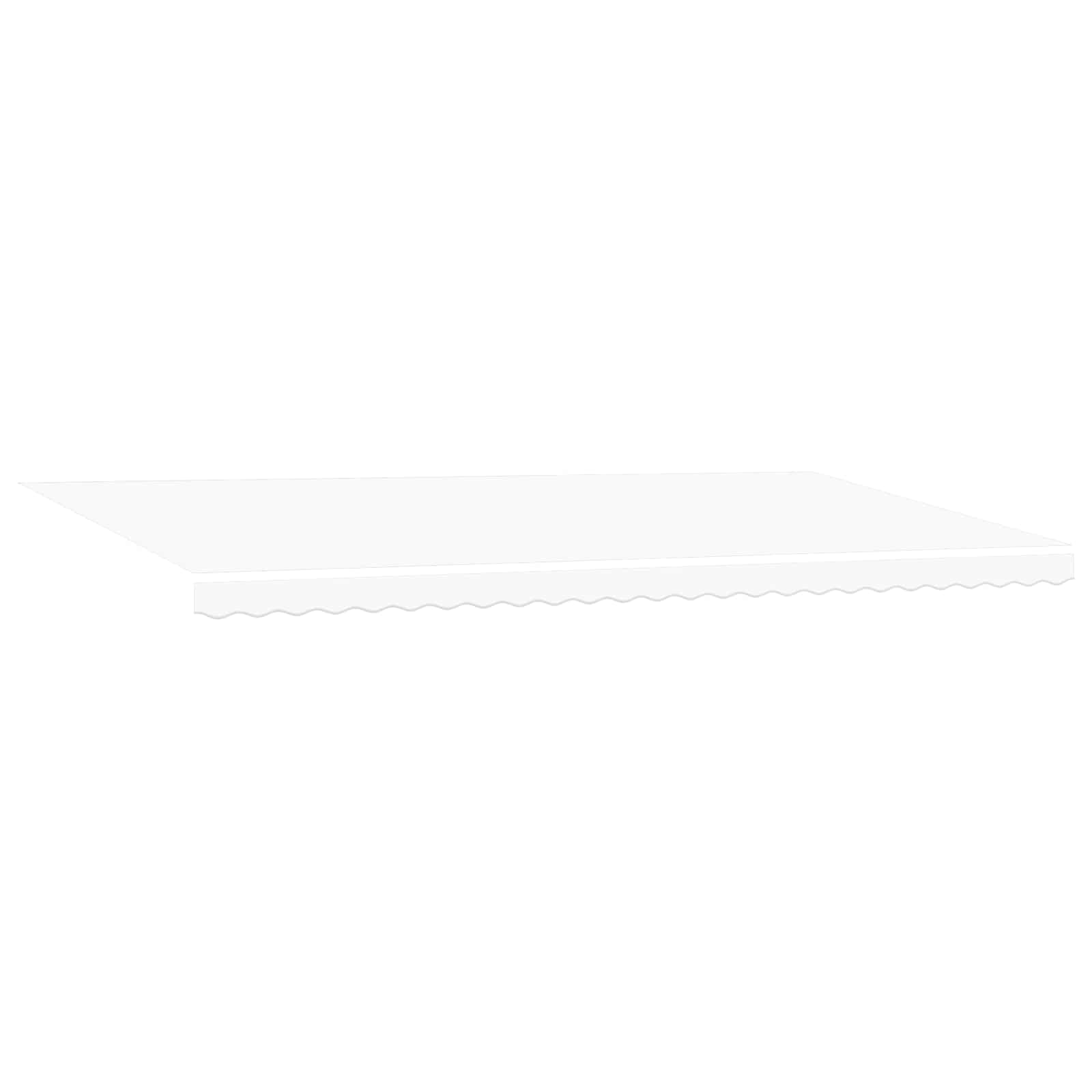Tenda retrattile Bianco 600 × 350 cm Poliestere | homemem39