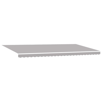 Tenda retrattile Grigio Chiaro 600 × 350 cm Tessuto e Alluminio | homemem39