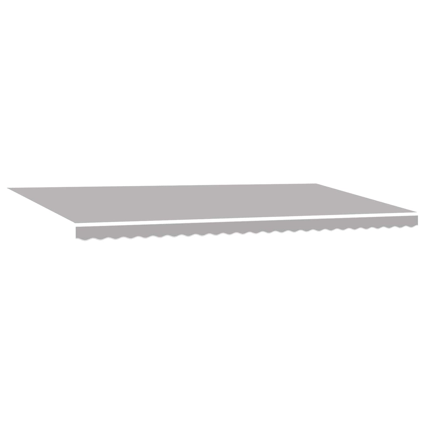 Tenda retrattile Grigio Chiaro 600 × 350 cm Tessuto e Alluminio | homemem39