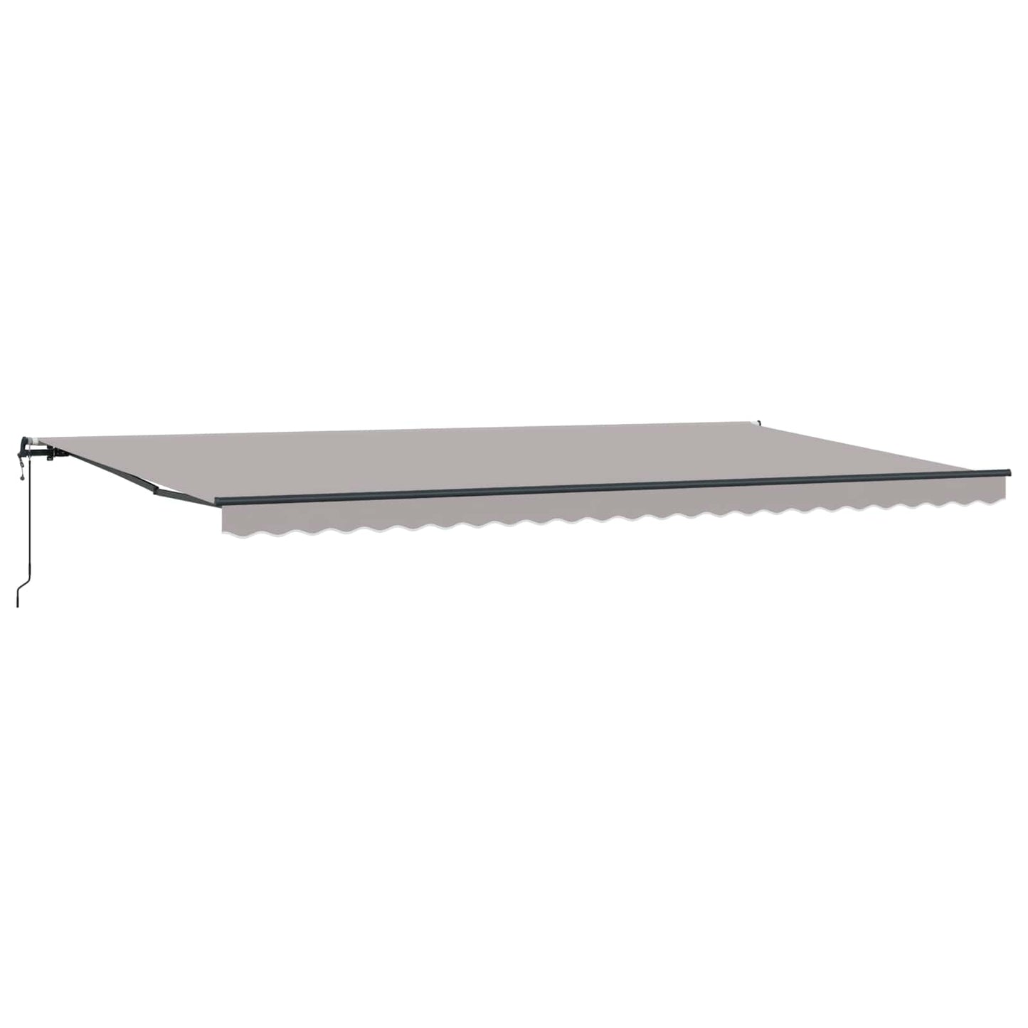 Tenda retrattile Grigio Chiaro 600 × 350 cm Tessuto e Alluminio | homemem39