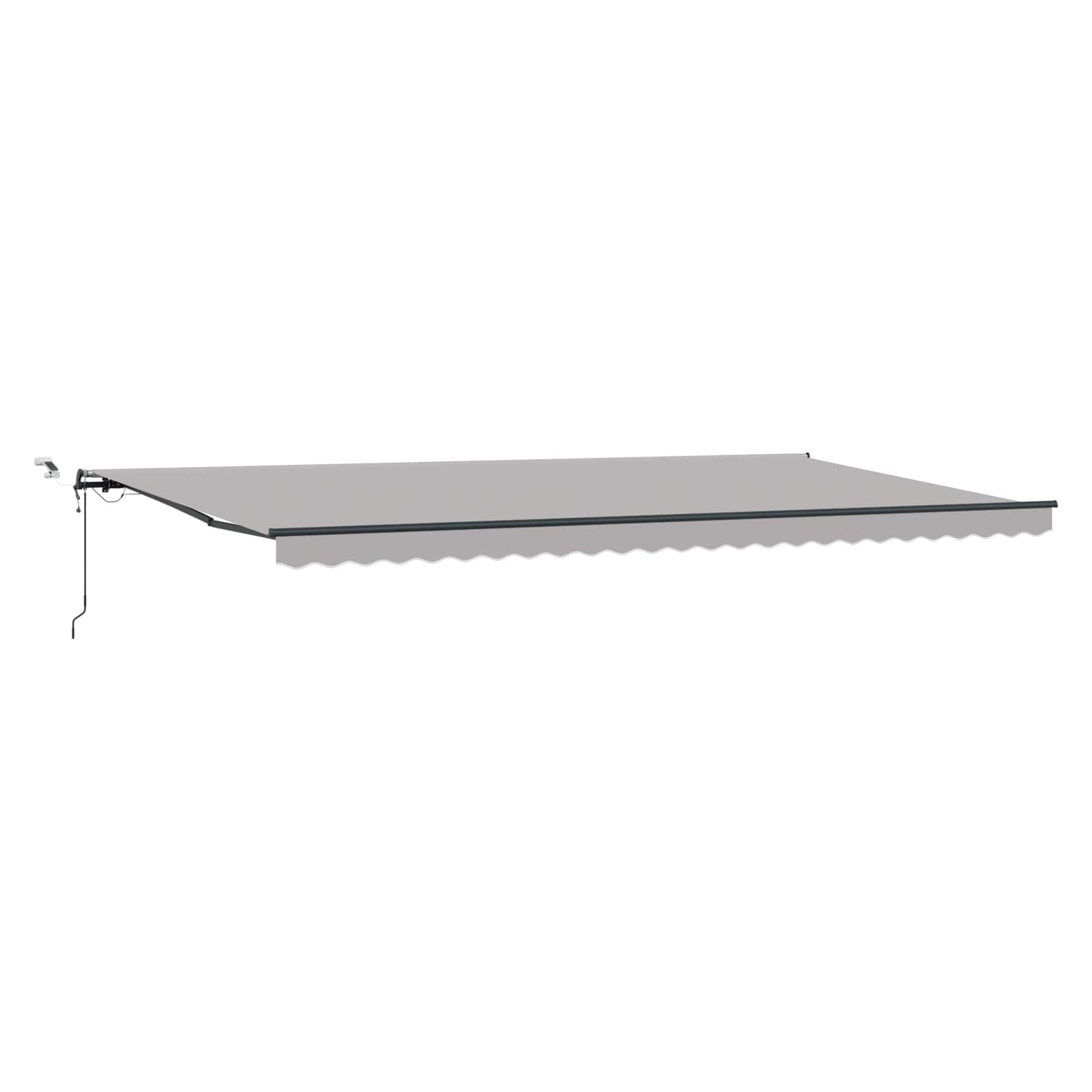 Tenda retrattile Grigio Chiaro 600 × 350 cm Poliestere | homemem39
