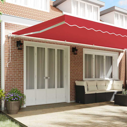 Tenda Retrattile 600 × 350 cm Rosso
