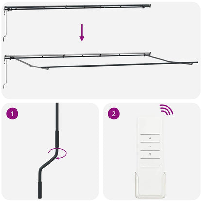 Tenda Retrattile Rosso 600 ×350 cm Tessuto - homemem39