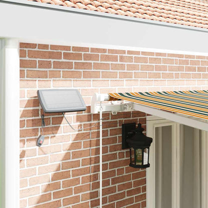 Tenda Retrattile Verde e giallo 600 × 350 cm Tessuto e acciaio | homemem39